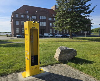 Radservice-Station des ADAC in Laubusch Foto: Stadtverwaltung Lauta