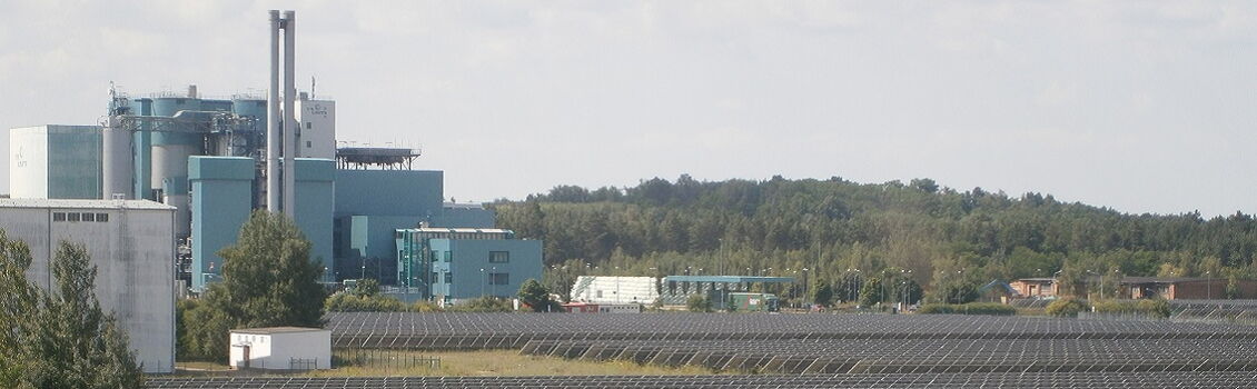 Foto auf Thermische Abfallanlage und Solarpark Lauta