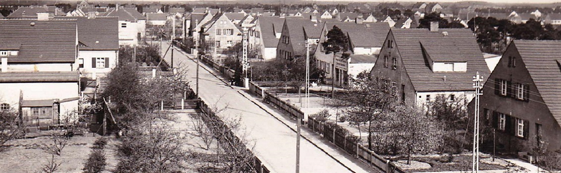 Historisches Foto Lauta Eigenheimsiedlung